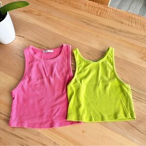 ZARA crop tops S